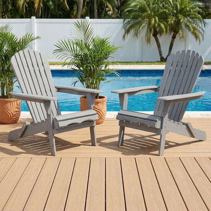 Oversized Folding Adirondack Chair for Patio
