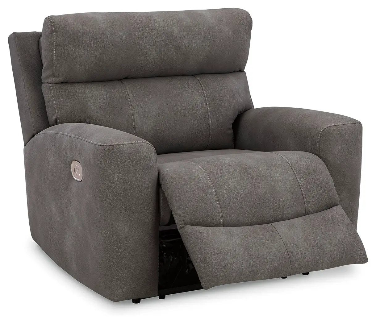 Next-Gen Durapella power recliner with adjust headrest, gray by Unique Piece Furniture on Tampa Home & Garden Store