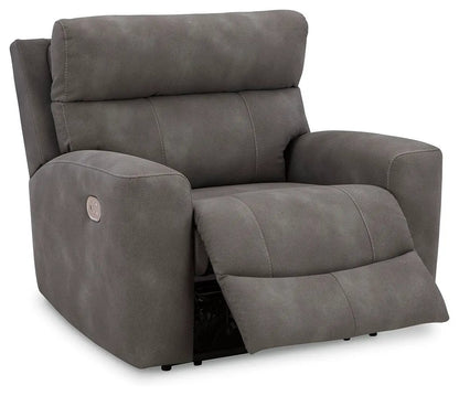 Next-Gen Durapella power recliner with adjust headrest, gray by Unique Piece Furniture on Tampa Home & Garden Store