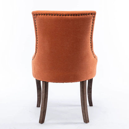 Ultra Side Dining Chair Set of 2 with Nail Heads