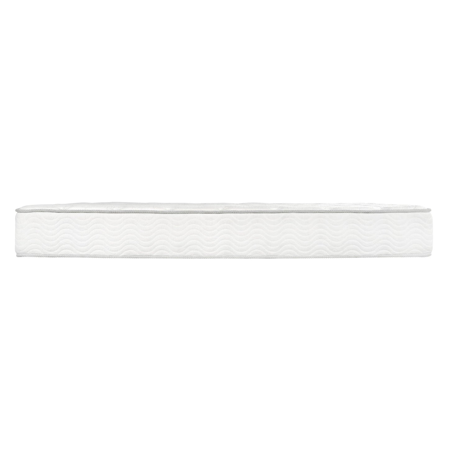 Premium 9-inch pocket spring mattress white quilted cover with grey trim hybrid mattress on Tampa Home & Garden Store