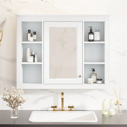 Wall Mounted Medicine Cabinet with Mirror
