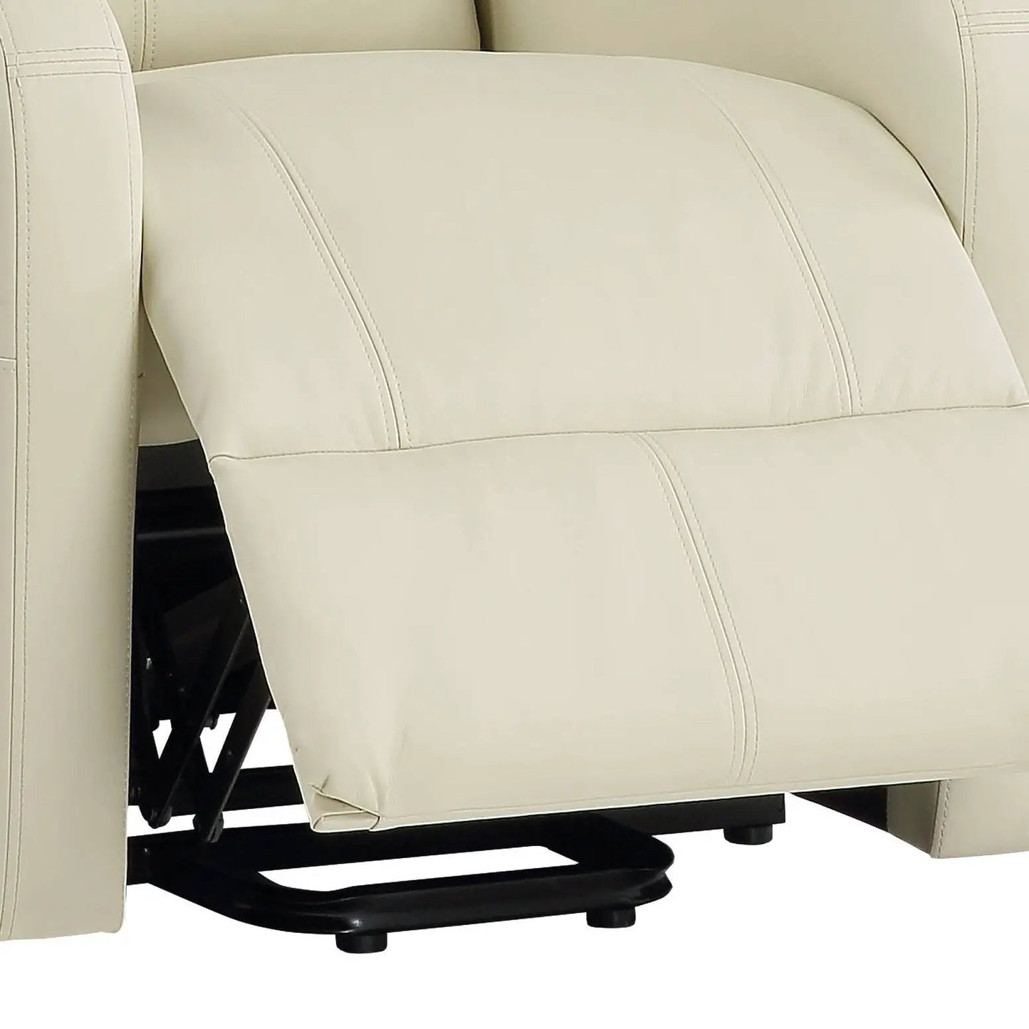 Recliner Ricardo Power Motion Lift in beige leather by Unique Piece Furniture on Tampa Home & Garden Store