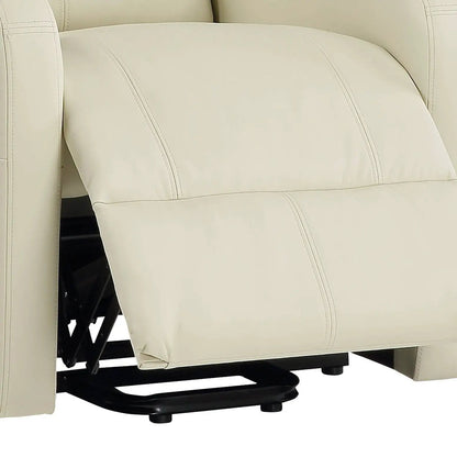 Recliner Ricardo Power Motion Lift in beige leather by Unique Piece Furniture on Tampa Home & Garden Store