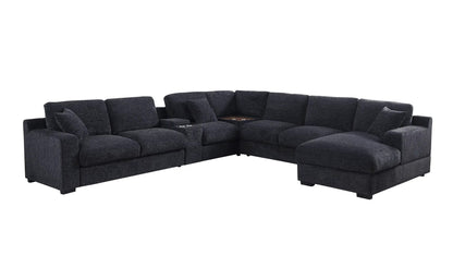 Celine Fabric Corner Sectional Sofa Right Chaise