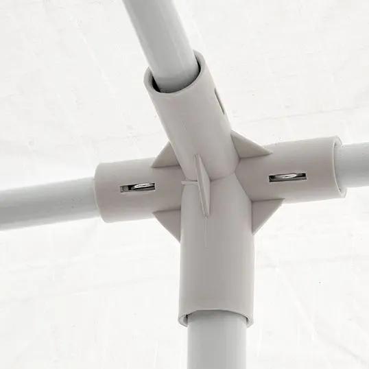 White wedding canopy tent frame joint with removable sidewalls, Unique Piece Furniture on Tampa Home & Garden Store