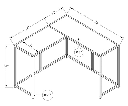 Corner Console Table With L Shaped Design