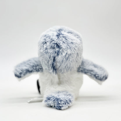 Interactive cat plush bird with fluffy gray fur and outstretched wings, USB rechargeable on Tampa Home & Garden Store