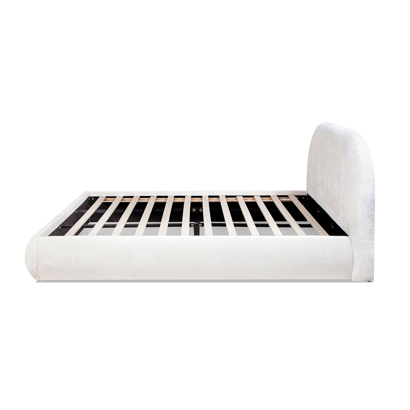 Archie Puffy Upholstered Platform Bed and Frame