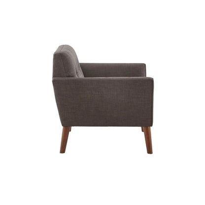 Lounge Chair With Button Tufting Mid Century