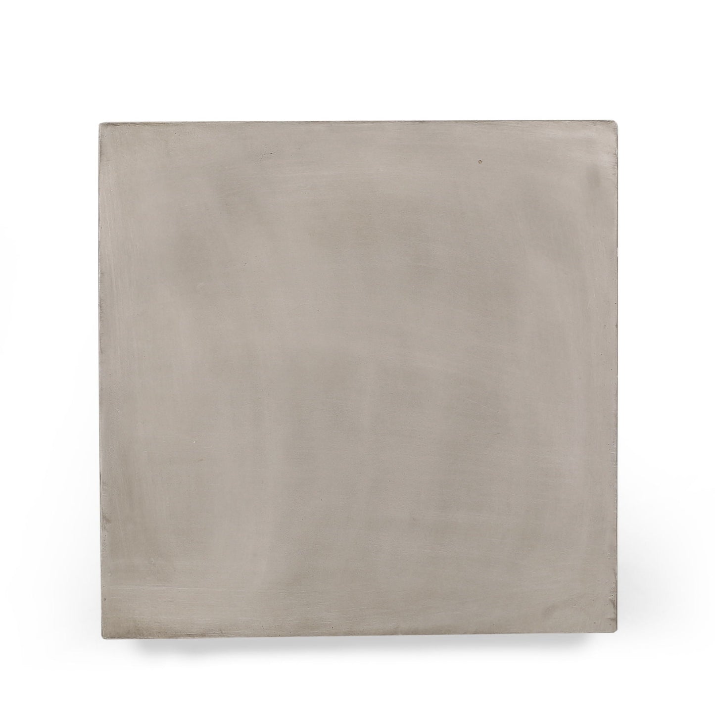 Outdoor Indoor Square Lightweight Side Table brushed aluminum by HouseOfZazla on Tampa Home & Garden Store