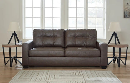 Barlin Mills sofa, brown leather, stationary by Unique Piece Furniture on Tampa Home & Garden Store