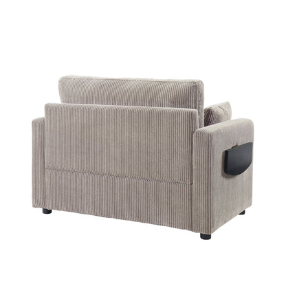 Foldable Sleeper Sofa with USB Ports and Storage