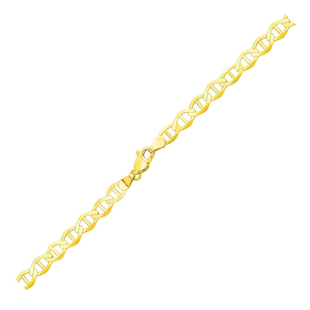 5.5mm 10k yellow gold mariner link necklace by Bids.com with lobster clasp on Tampa Home & Garden Store