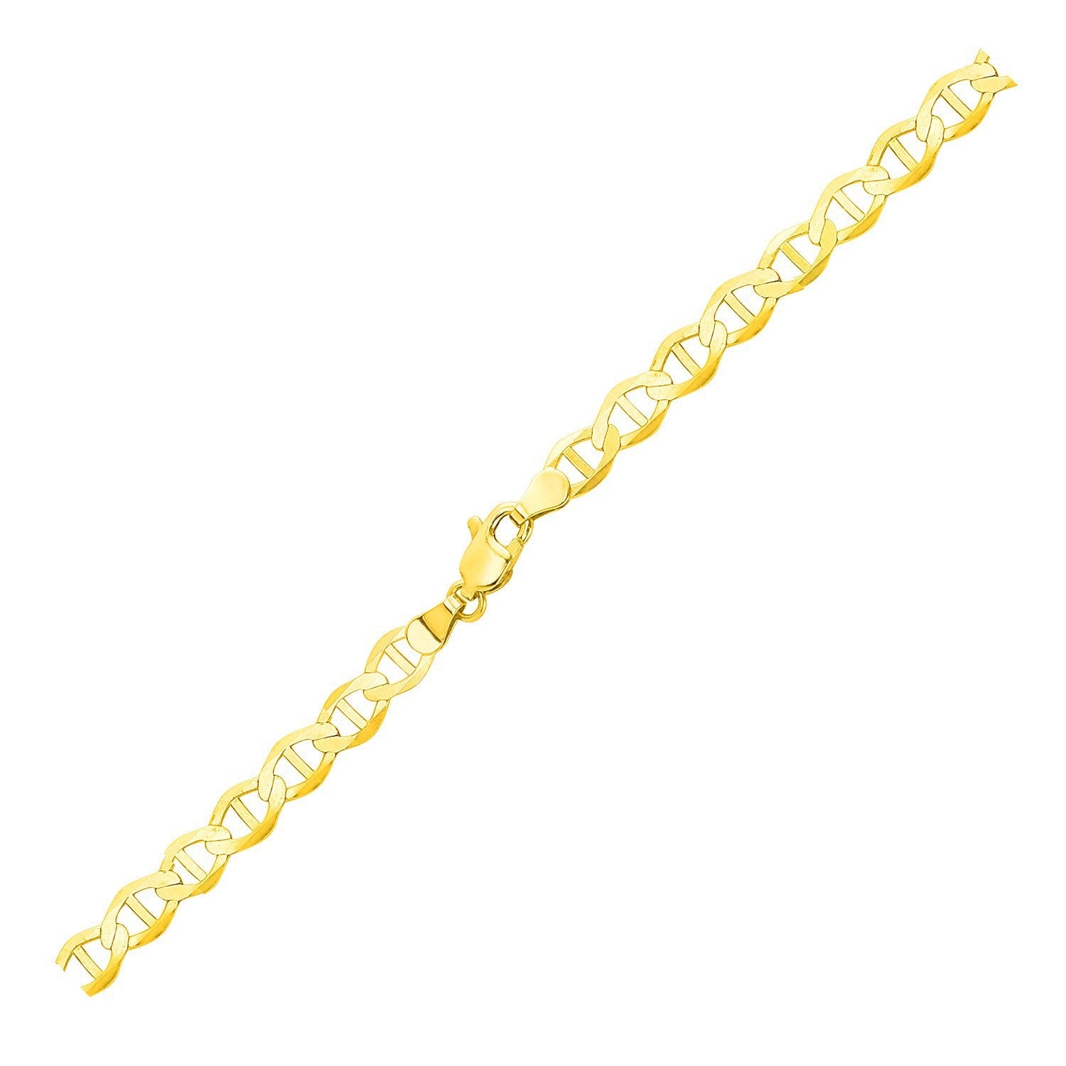 5.5mm 10k yellow gold mariner link necklace by Bids.com with lobster clasp on Tampa Home & Garden Store