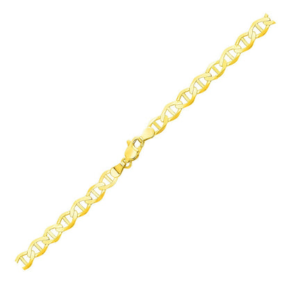 5.5mm 10k yellow gold mariner link necklace by Bids.com with lobster clasp on Tampa Home & Garden Store