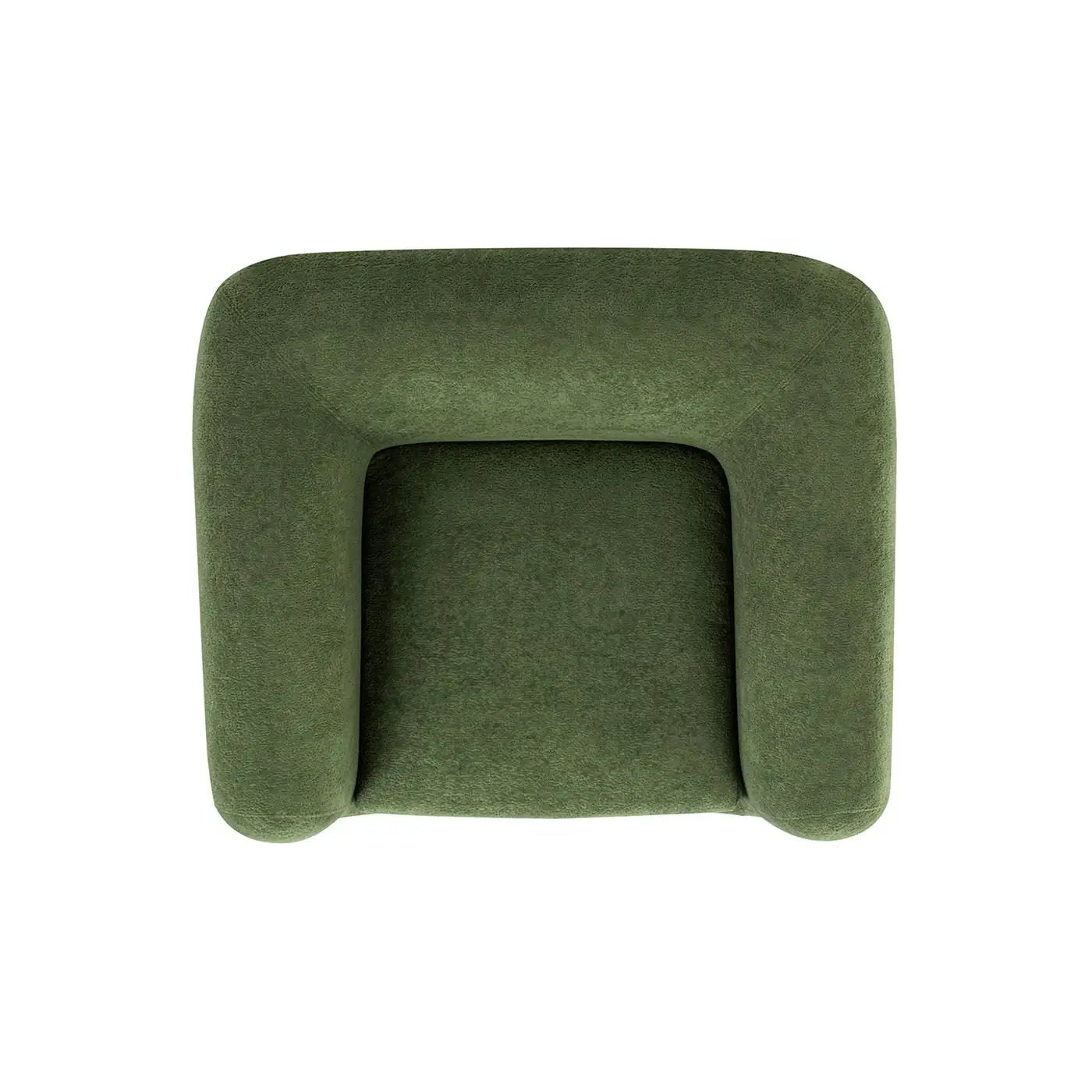 Alpine Sherpa Arm Chair green plush upholstery by Unique Piece Furniture on Tampa Home & Garden Store