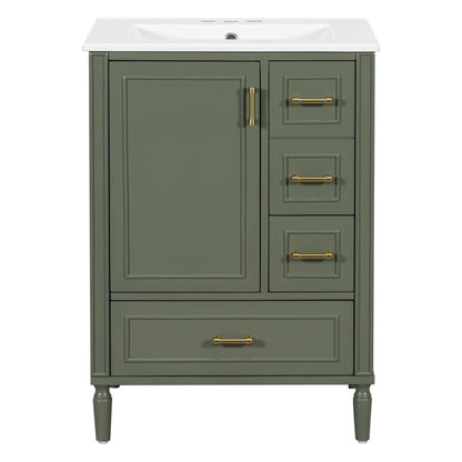 Traditional Bathroom Vanity With Soft Close Doors
