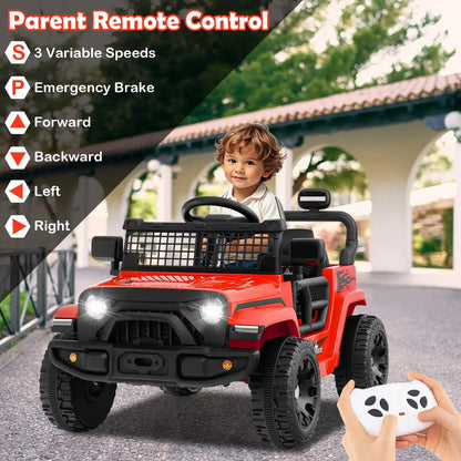12V Kids Ride on Truck Battery Powered Vehicle
