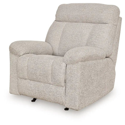 Hoyne Park Rocker Recliner beige fabric by Unique Piece Furniture on Tampa Home & Garden Store