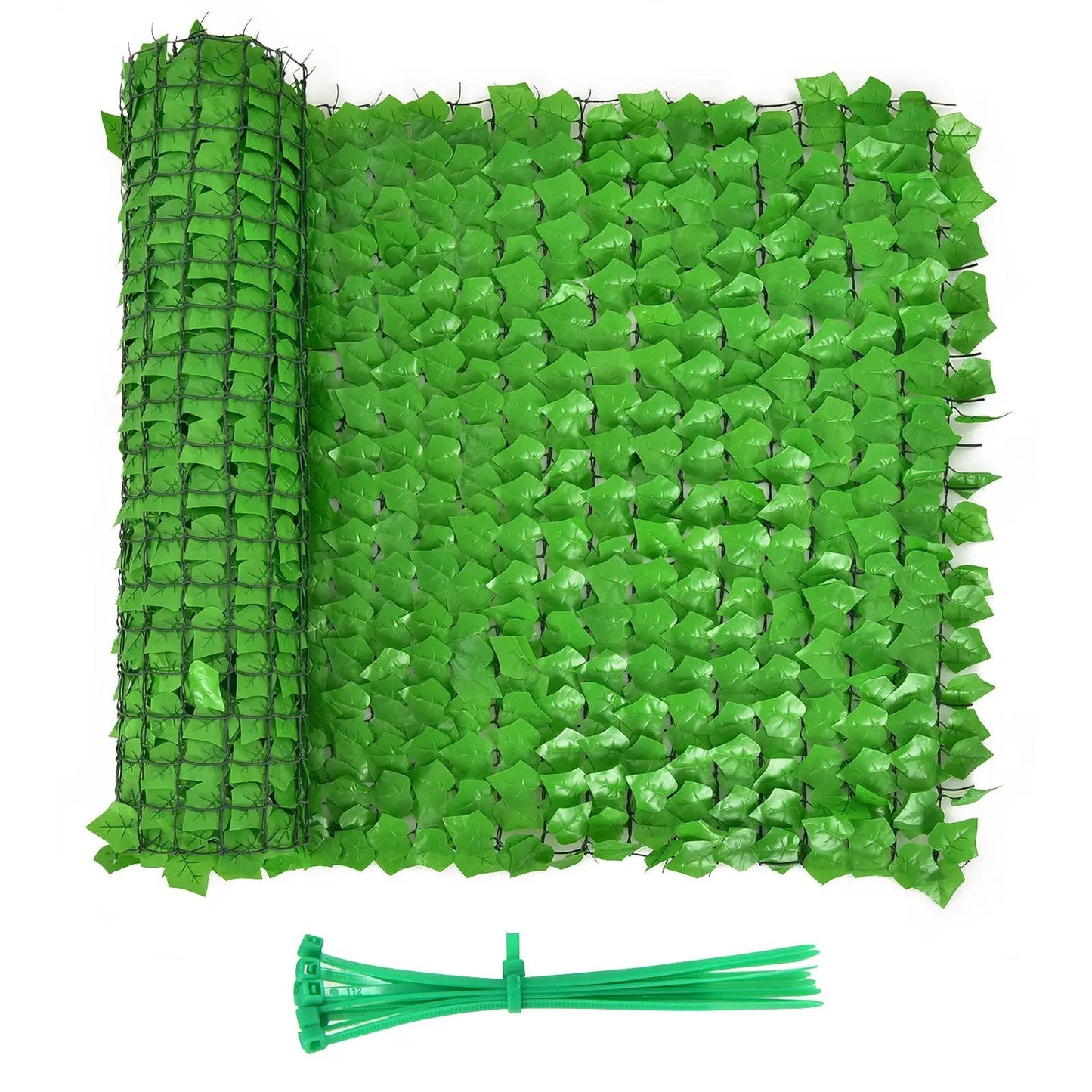 Artificial Ivy Privacy Fence 118 By 39 Inch Green
