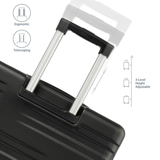 Merax hardside luggage with ergonomic telescoping handle on Tampa Home & Garden Store