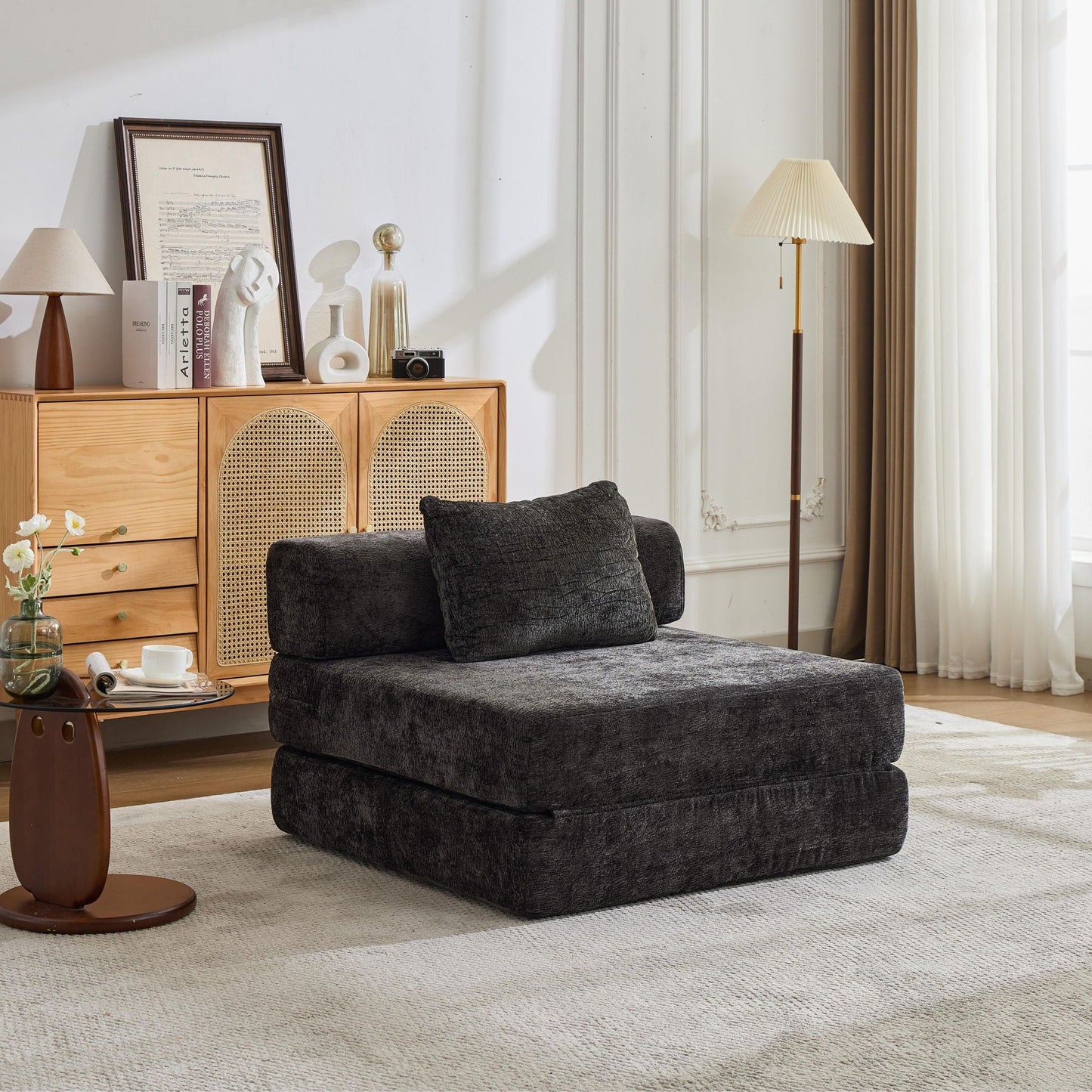 Convertible Floor Sofa Bed and Living Room