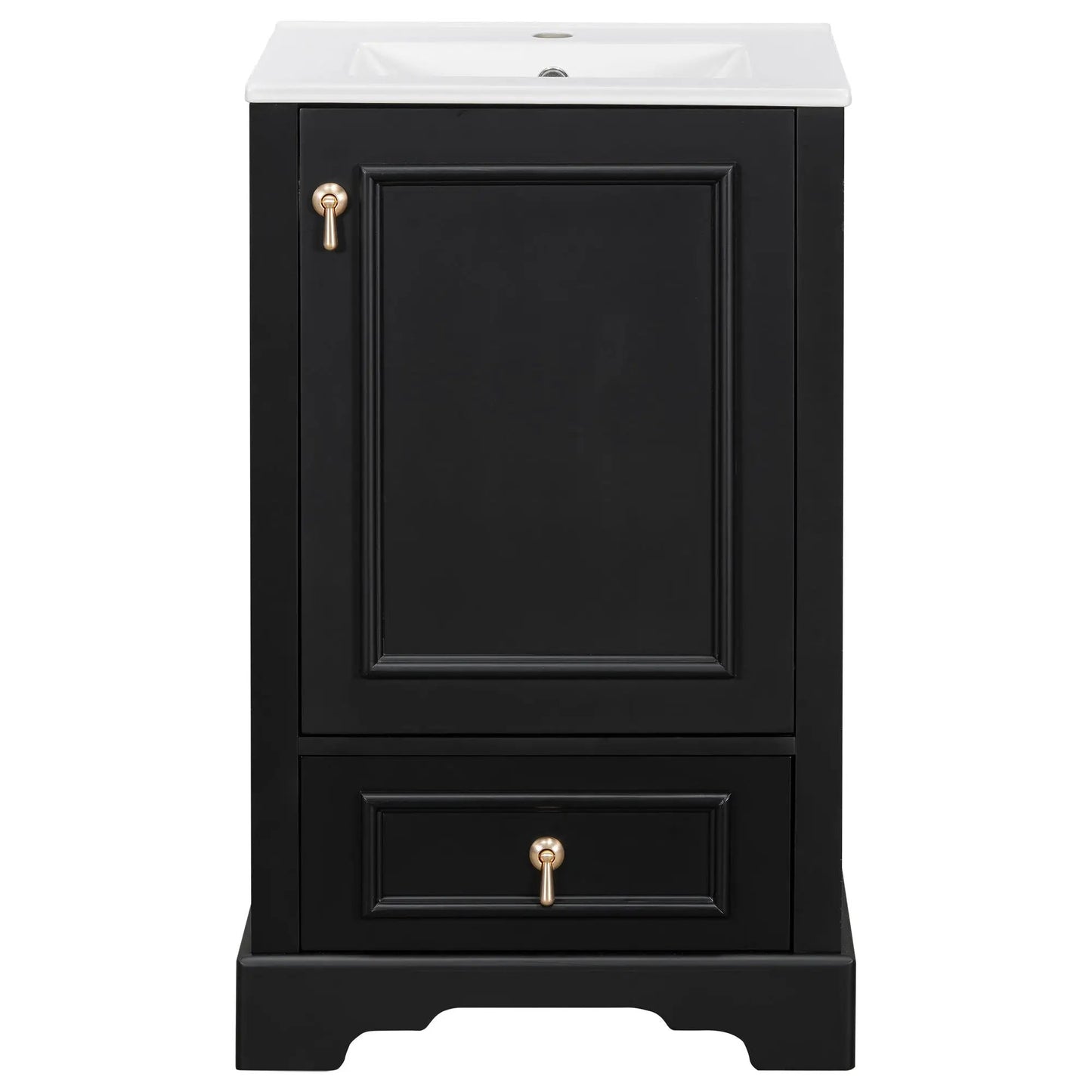 Bathroom Vanity With Sink, Soft Close Door, Shelf