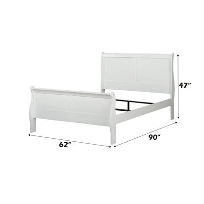 Louis Philippe Sleigh Style Bed Timeless Finish