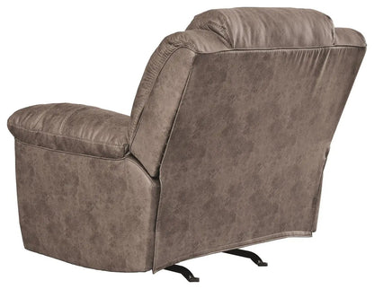 Stoneland power recliner rocker chair in taupe faux leather by Unique Piece Furniture on Tampa Home & Garden Store