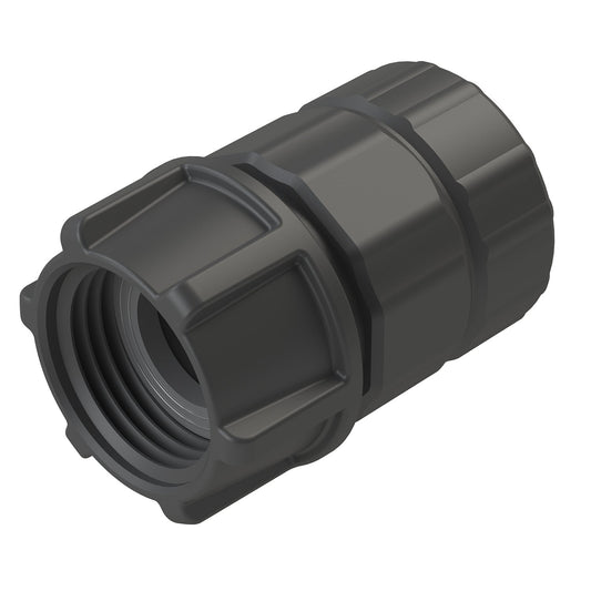 Push-Fit 5/8in female hose end mender gray plastic Orbit Irrigation on Tampa Home & Garden Store