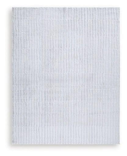 Worthley Washable Rug in Gray 8 by 10 Feet