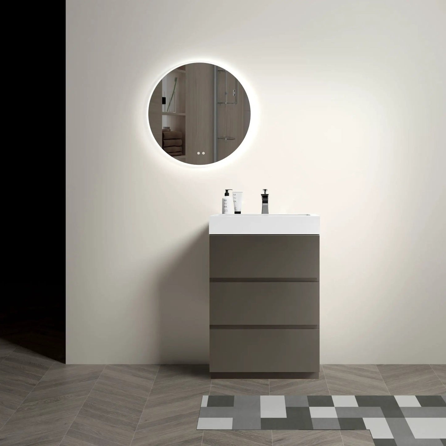 Alice Bathroom Vanity With Sink and Large Storage