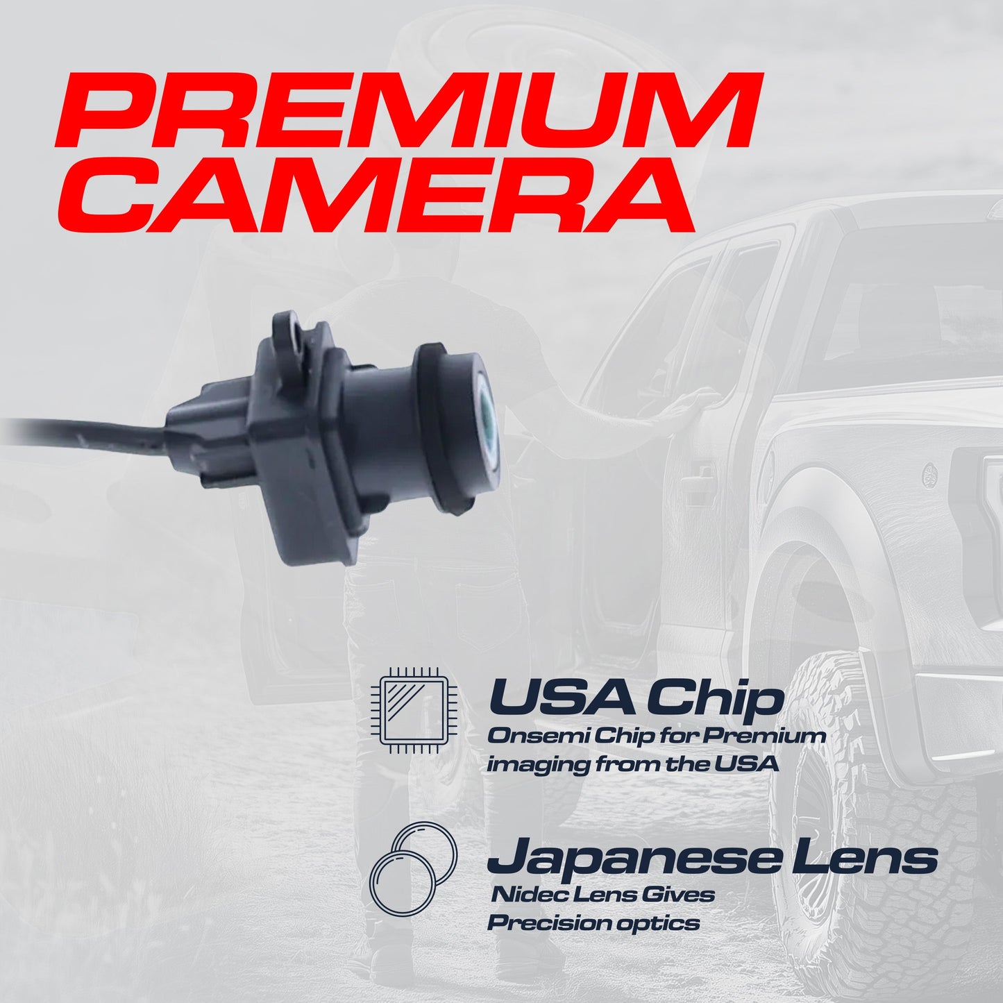 Dodge Ram OEM Backup Camera by Master Tailgaters; OE replacement, black housing on Tampa Home & Garden Store