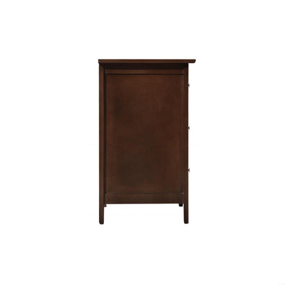 3 Drawer Nightstand espresso wood veneer by HouseOfZazla, accent nightstand on Tampa Home & Garden Store