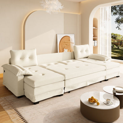U Shaped Sleeper Sofa for a Cozy Living Room