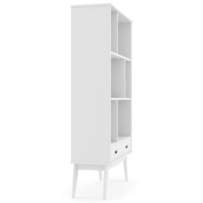Draper Mid Century Wide Bookcase and Storage Unit