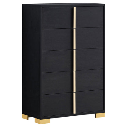 Jeremiah Modern Bedroom Set and Led Headboard