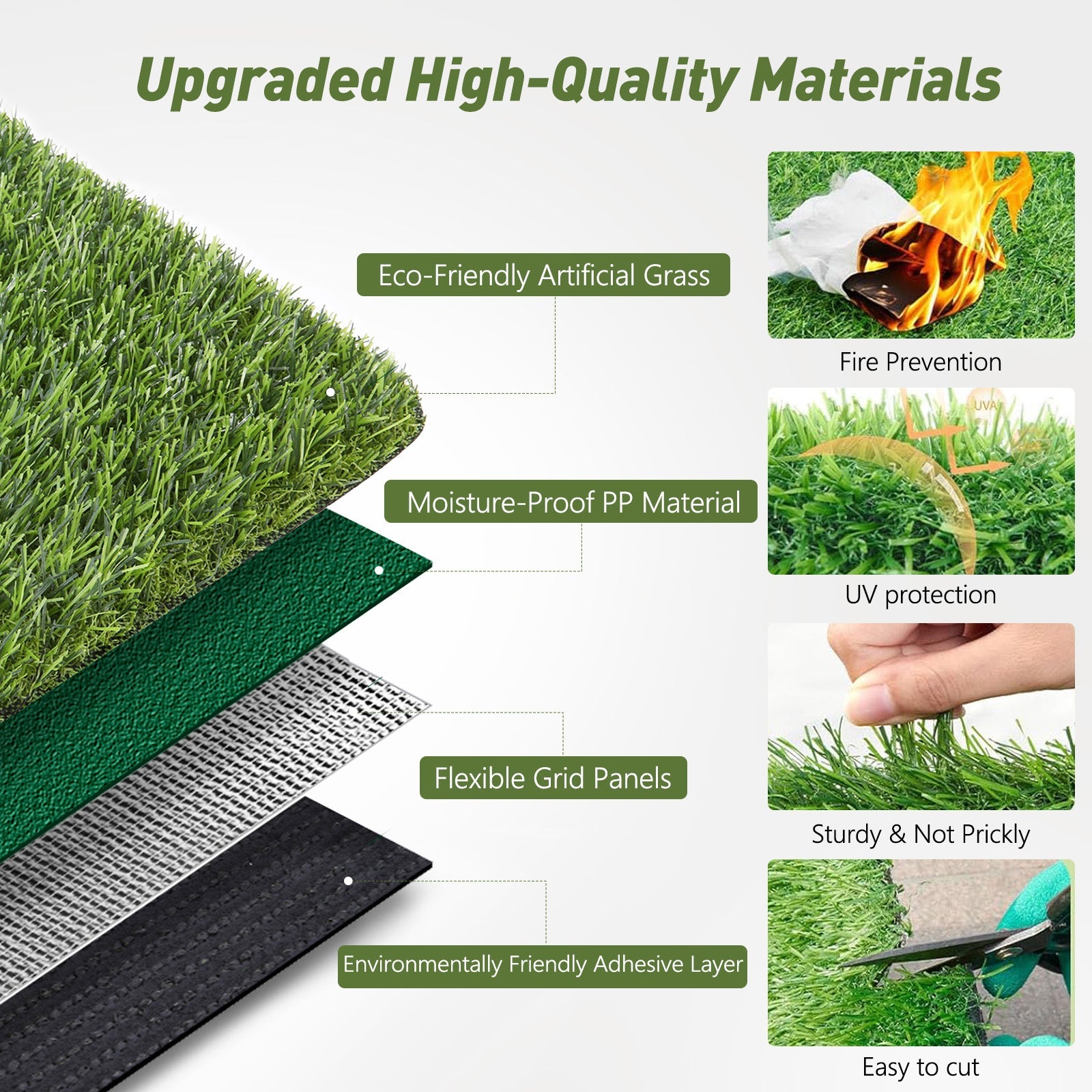 Realistic Deluxe Artificial Grass turf for wig accessories by HouseOfZazla on Tampa Home & Garden Store
