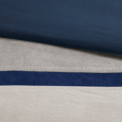 7 Piece Faux Suede Comforter Set For the Cal King