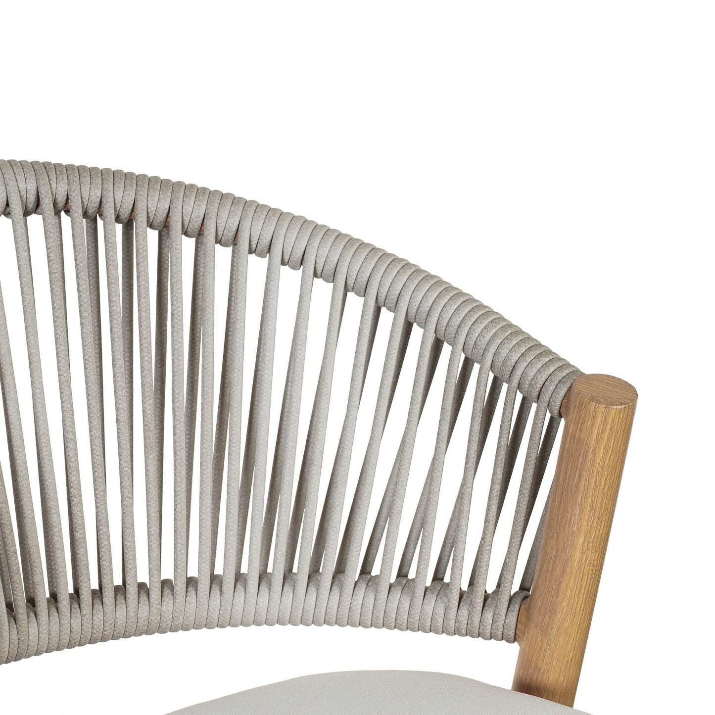 Outdoor Bar Stools With Scallop Cushion And Frame