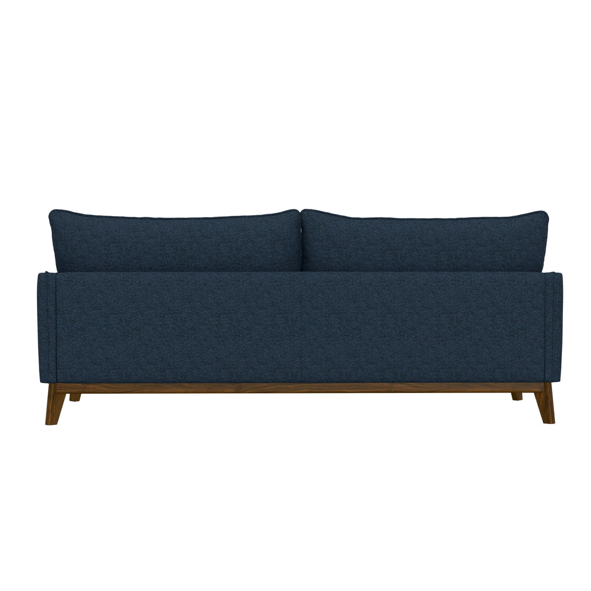 Wide Blue And Supportive Mid Century Sofa