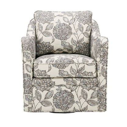 Wide Seat Arm Chair with 360 Degree Rotation