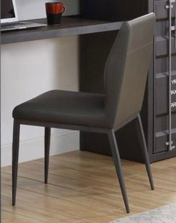 Cargo synthetic leather desk chair gunmetal by HouseOfZazla on Tampa Home & Garden Store