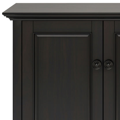 Amherst 4-door storage cabinet in dark espresso with paneled doors by HouseOfZazla on Tampa Home & Garden Store