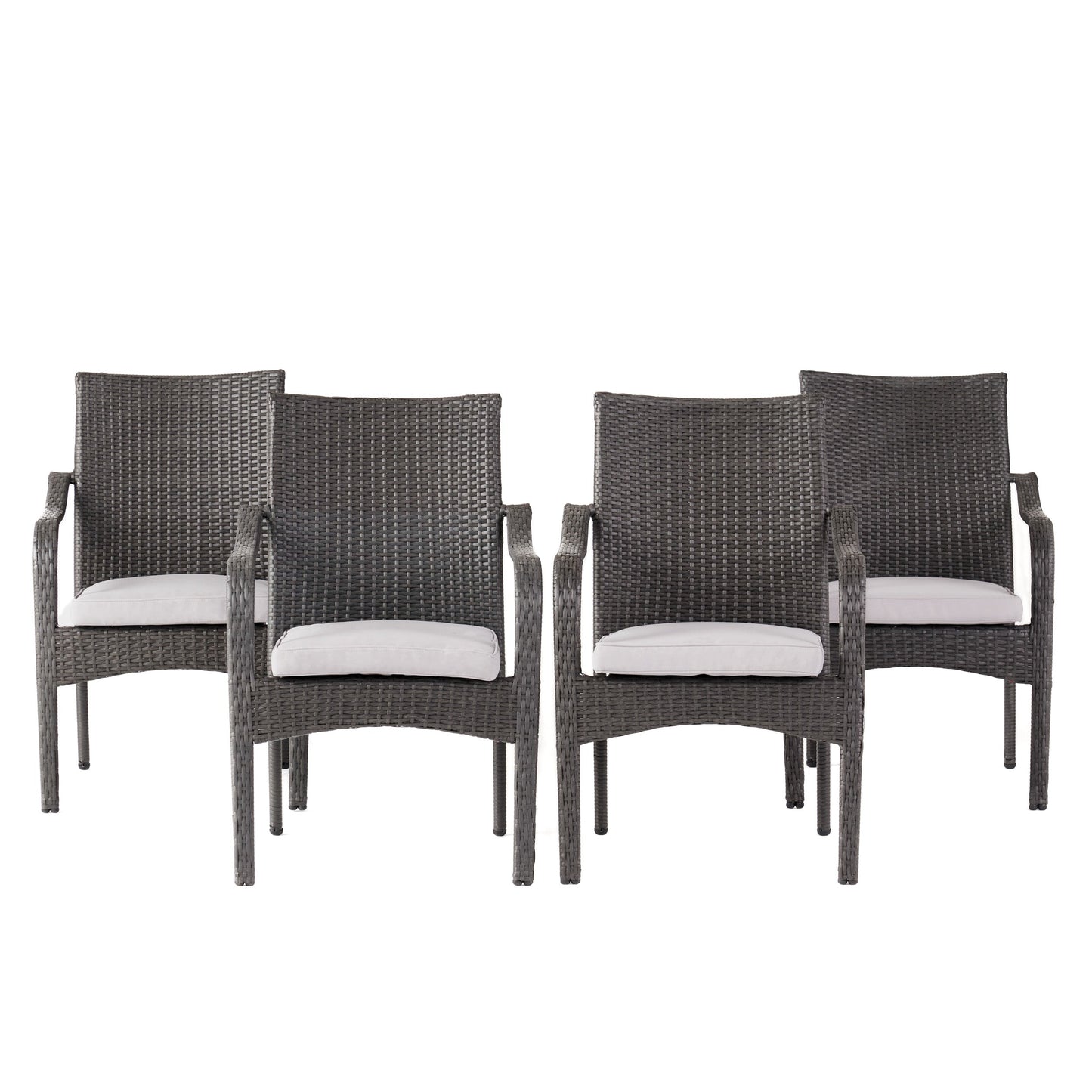 6 Piece Outdoor Acacia Wood Dining Set and Chairs