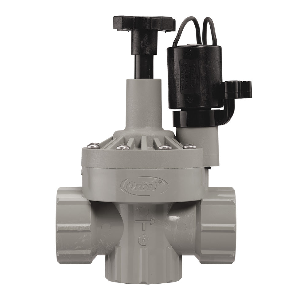 1-in FPT Orbit 100 Series automatic inline/angle sprinkler valve with flow control on Tampa Home & Garden Store