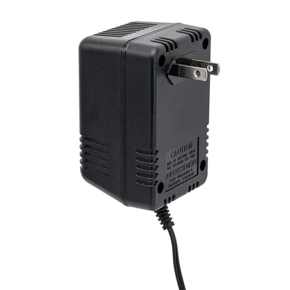 24V 750mA transformer for indoor sprinkler controllers Orbit Irrigation, black plug-in unit on Tampa Home & Garden Store