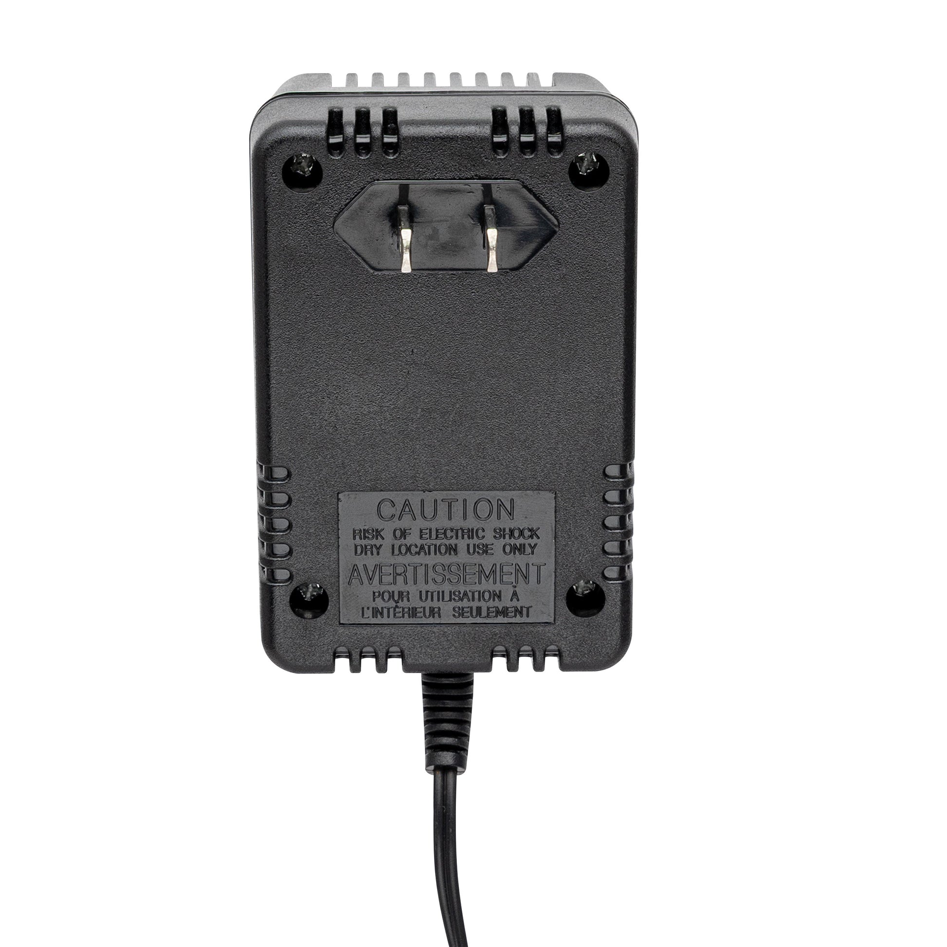 Orbit Irrigation 24V 750mA transformer for indoor sprinkler controllers, black wall plug unit on Tampa Home & Garden Store