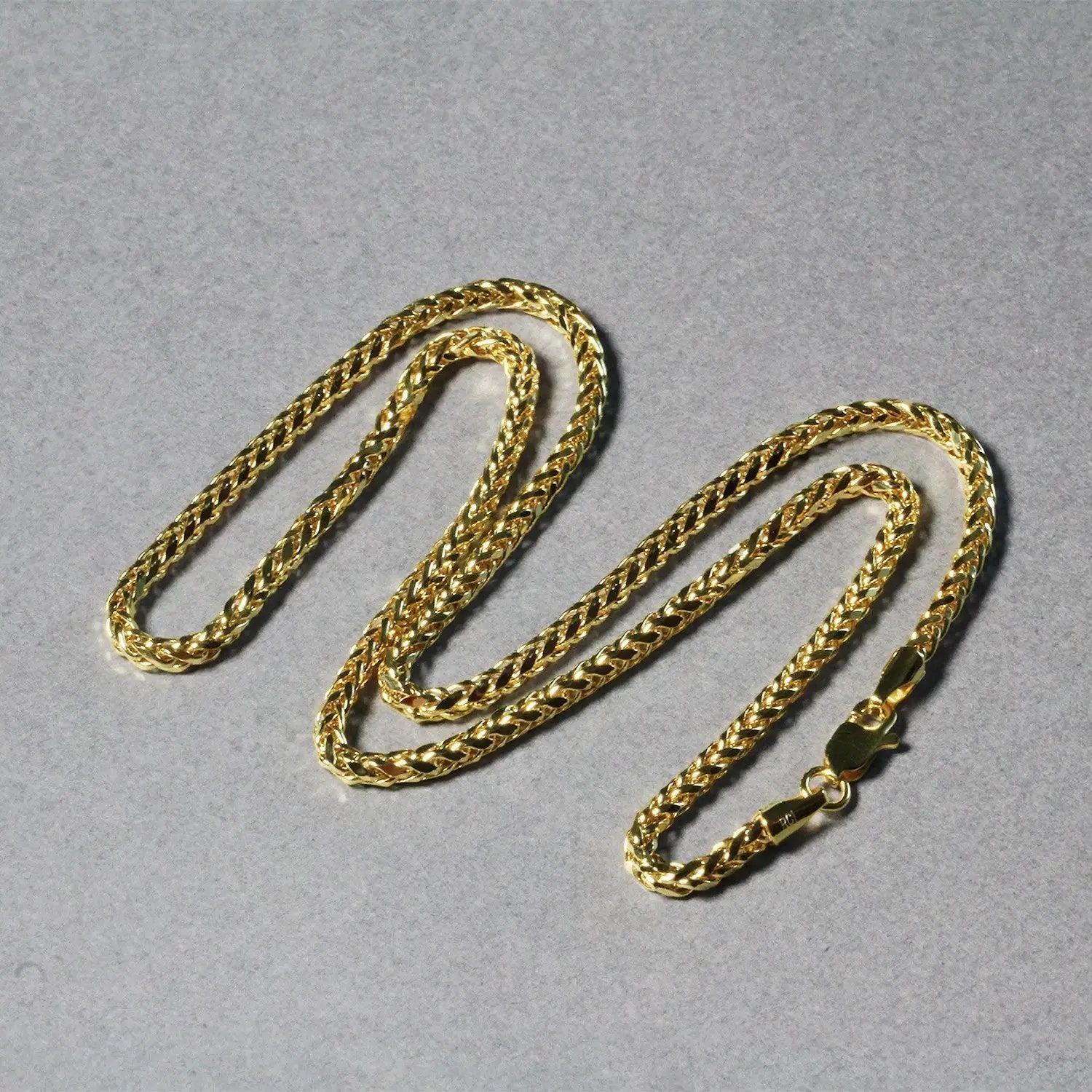 2.7mm 14k yellow gold lite diamond-cut round Franco chain necklace by Bids.com on Tampa Home & Garden Store